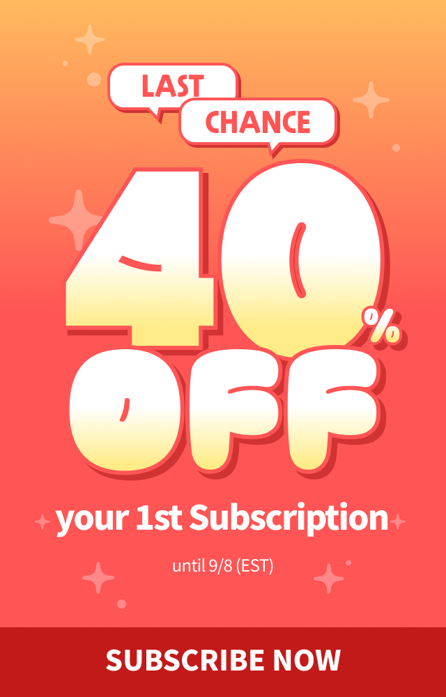 LAST CHANCE - 40% OFF